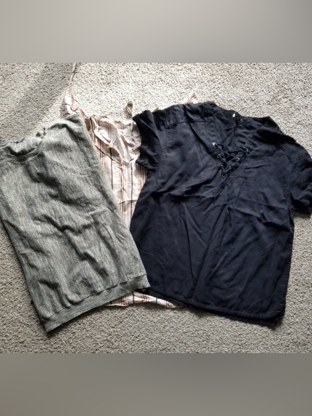 Three top bundle no tag size large